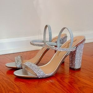 Rhinestone Special Event Heels Nina size 8